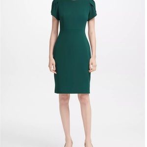 NWT Calvin Klein Tulip-Sleeve Sheath Dress